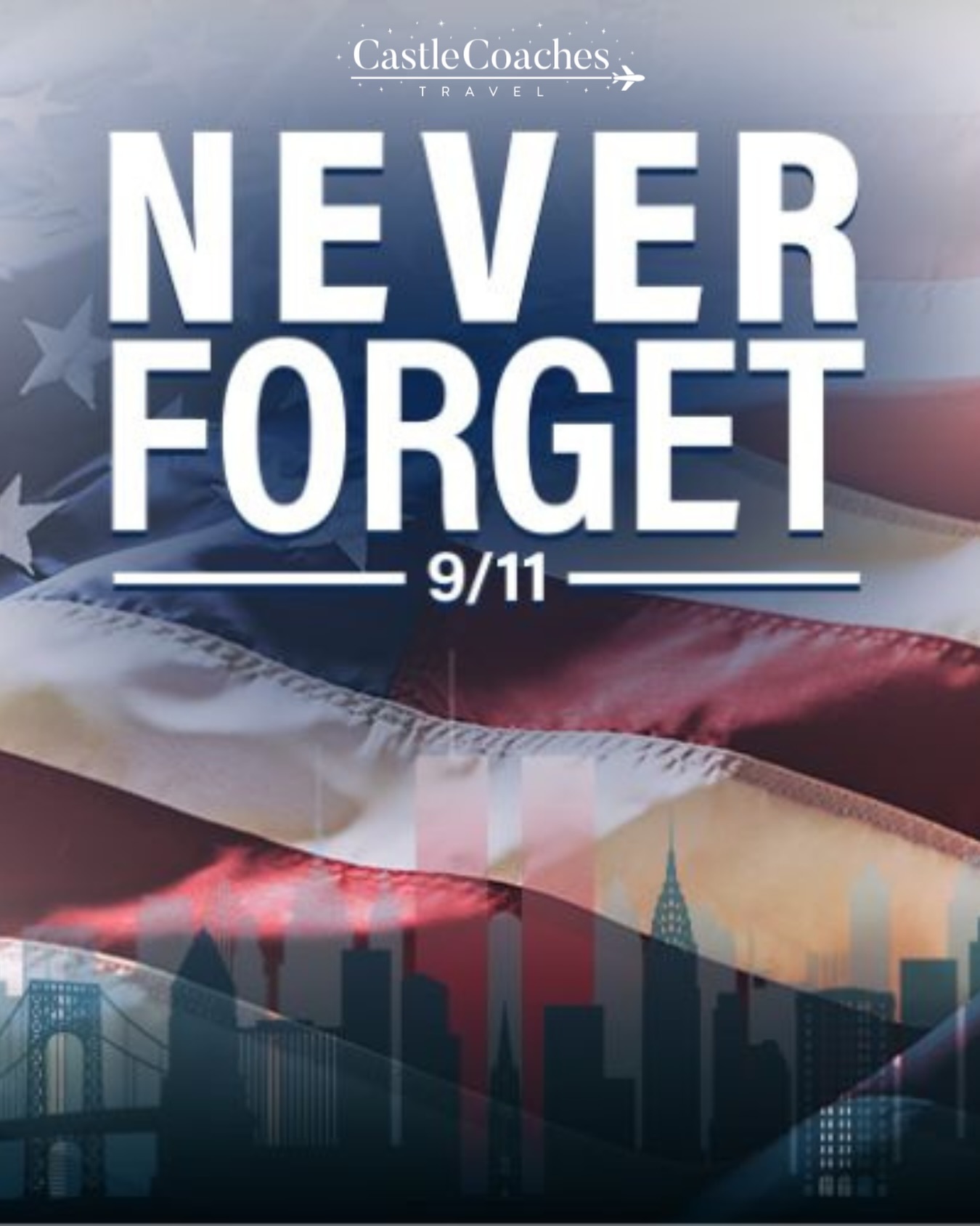 Today, 25 years later, we remember and honor the lives lost on September 11. 🇺🇸

We hold space for the survivors, the heroes who answered the call, and the families whose lives were forever changed.

Time may pass, but we will never forget those we lost, the courage of those who responded, and the impact that day had on our nation. Hold your loved ones a little closer today.

And to all the service members, first responders, firefighters, police officers, medical professionals, and others who continue to serve and protect- Thank you. ❤️🤍💙

We remember.
We honor.
We will never forget.